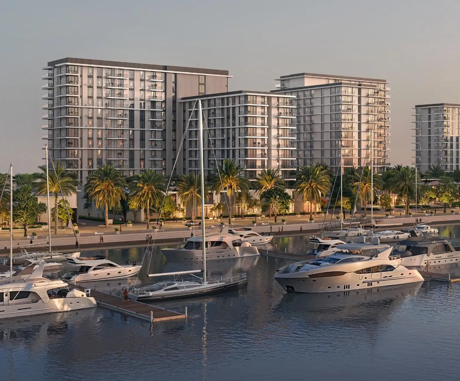 Pier Point 2 – gyvenamieji pastatai prie jachtų uosto Rashid Yachts & Marina