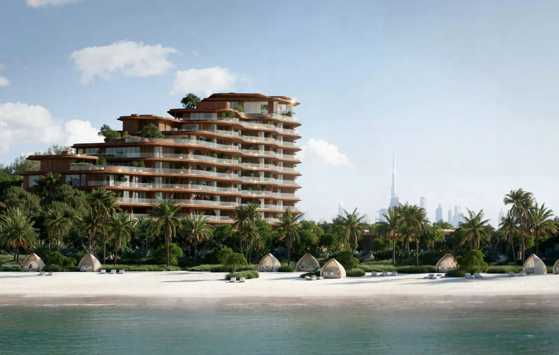 Jumeirah Asora Bay – terasinis pastatas prie smėlėto paplūdimio ir jūros