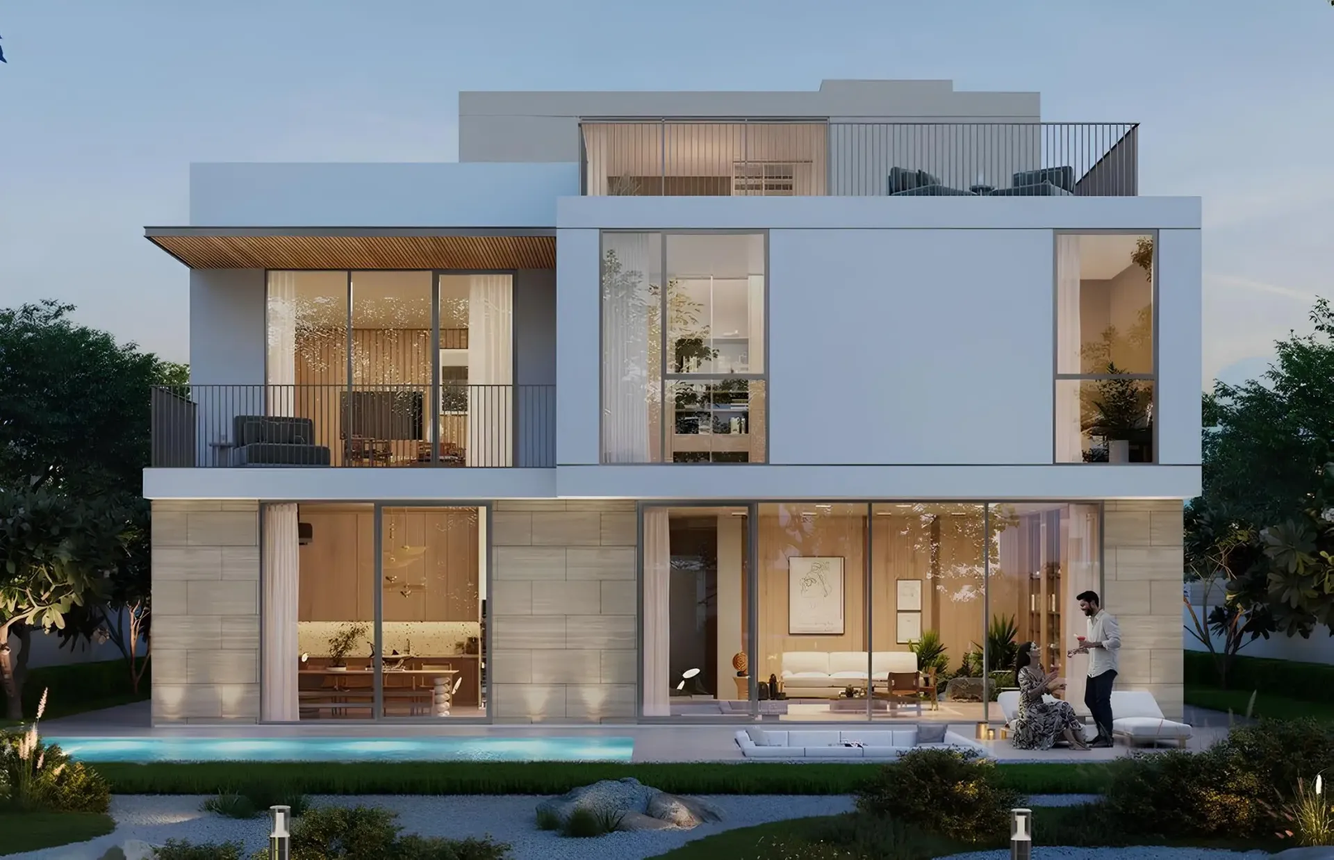 Ovelle by Emaar – trijų aukštų vila su terasa The Valley bendruomenėje