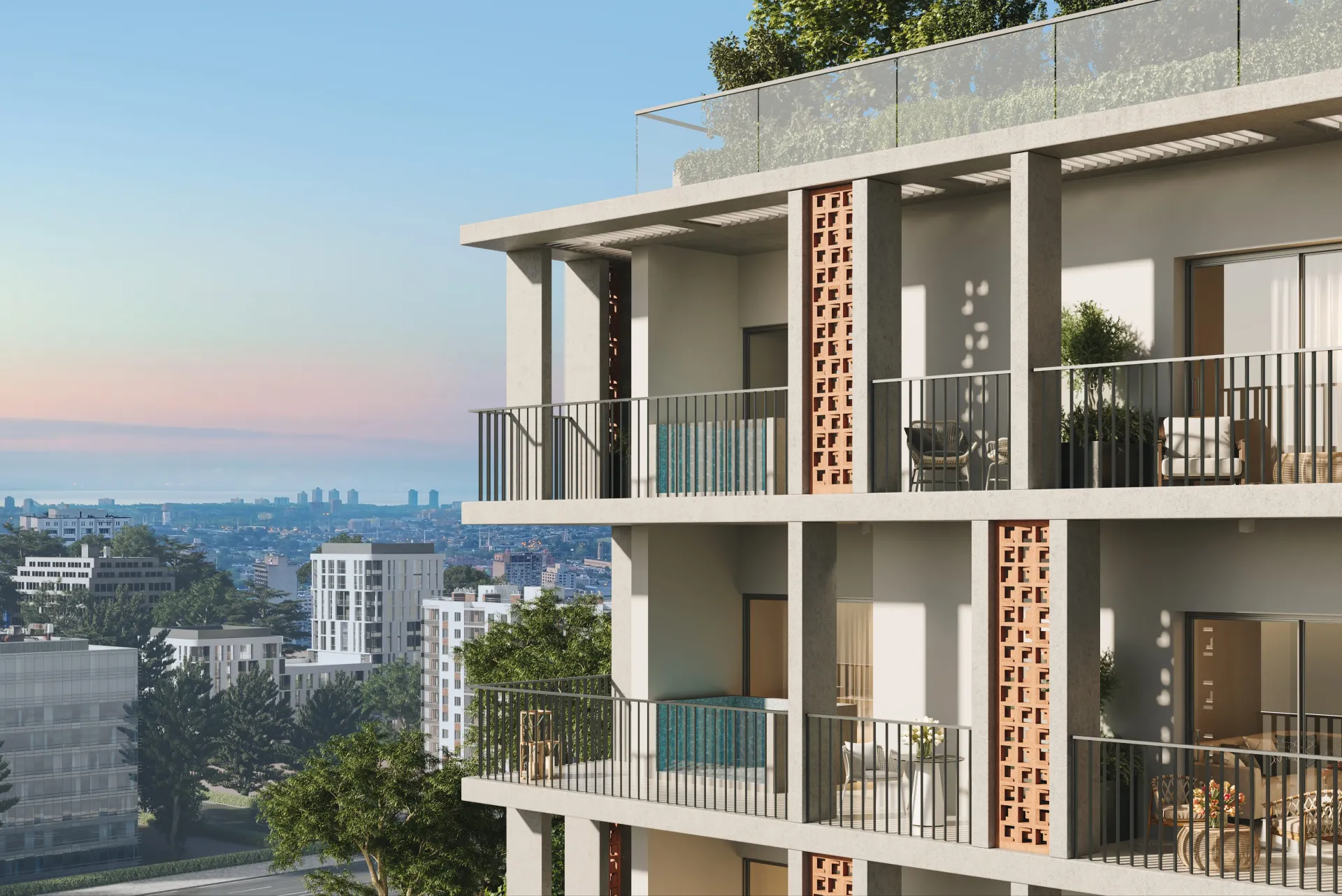 Cavendish Square by LEOS – žemo užstatymo pastatas su apželdintu stogu JVT rajone