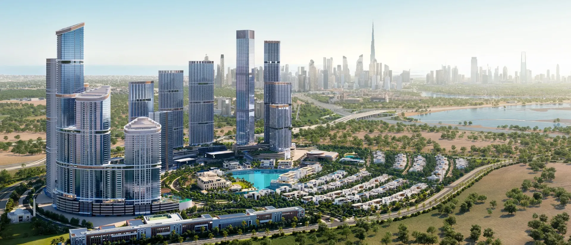 Skyscape Avenue – aukšti gyvenamieji bokštai Sobha Hartland 2 rajone