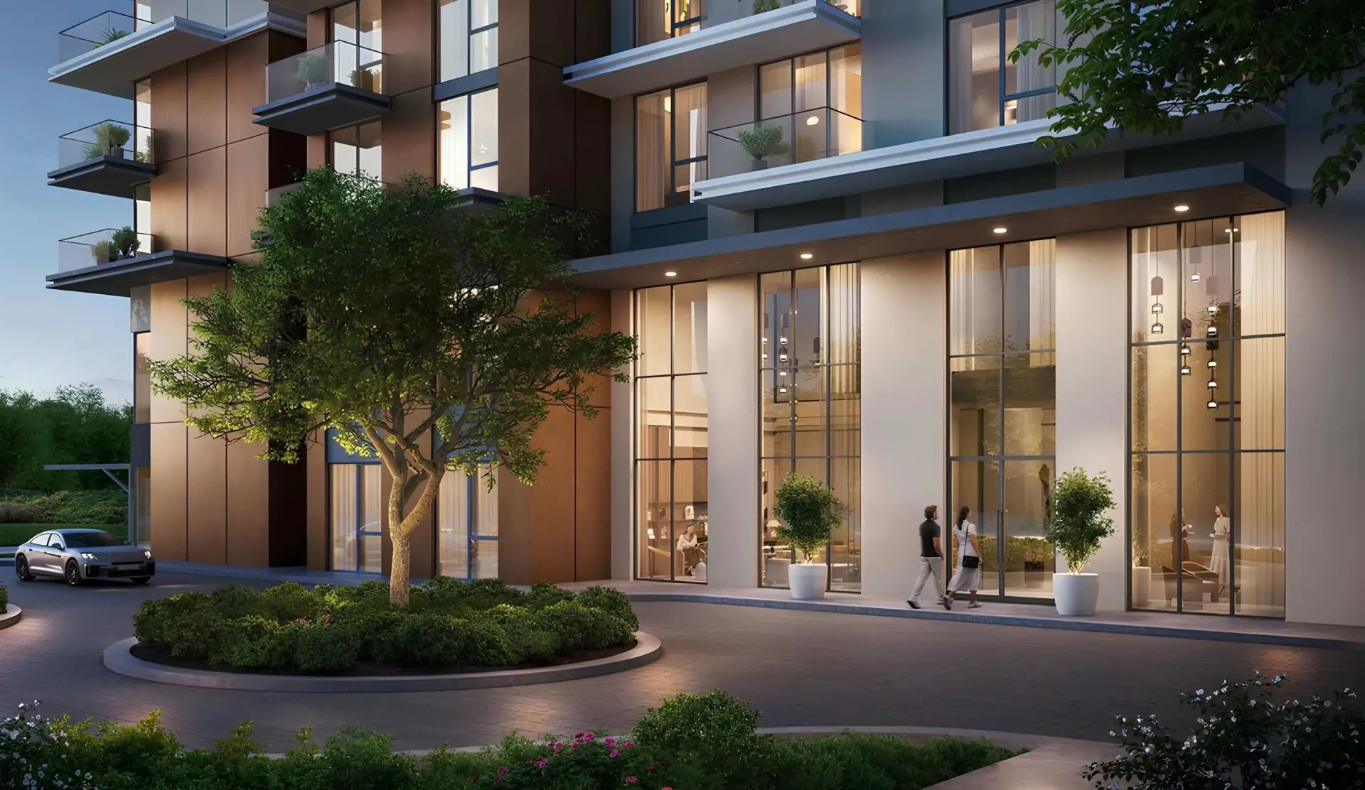 Parkwood – du gyvenamieji bokštai Dubai Hills Estate prie parko